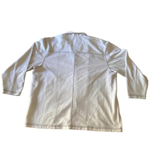 Embroidered White Zip Jacket Black Detail Blast Studio Size 18 - Picture 6 of 6